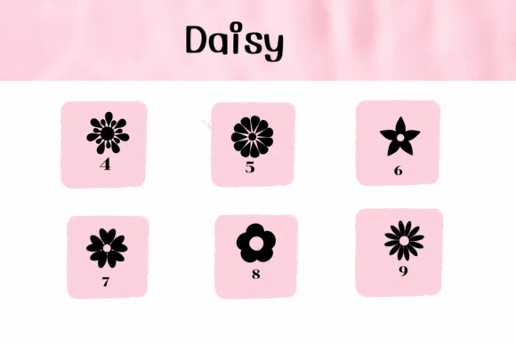 Daisy by Ketsarin — Dingbats Font — thumbnail 4