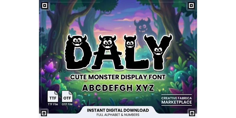 Daly Font by mail.skygroup — Display Font — thumbnail 3