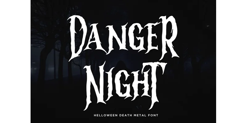 Danger Night Font by Absonstype by Absonstype — Blackletter Font