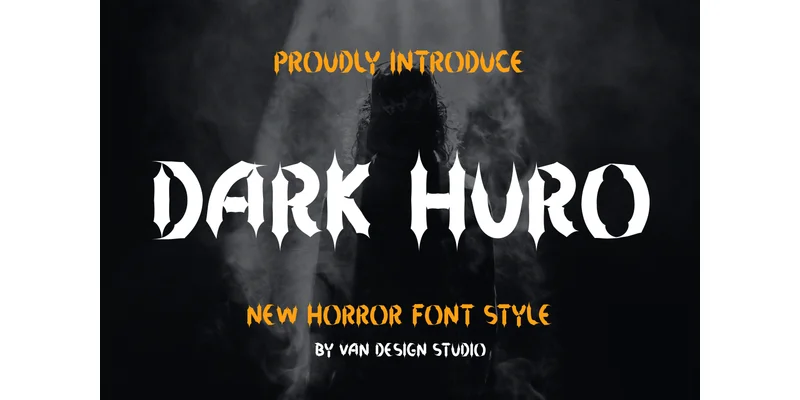 Dark Huro Font by vandesignstd by vandesignstd — Blackletter Font