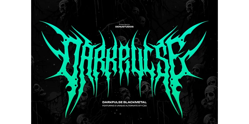 Darkpulse Font by Denustudios by Denustudios — Blackletter Font