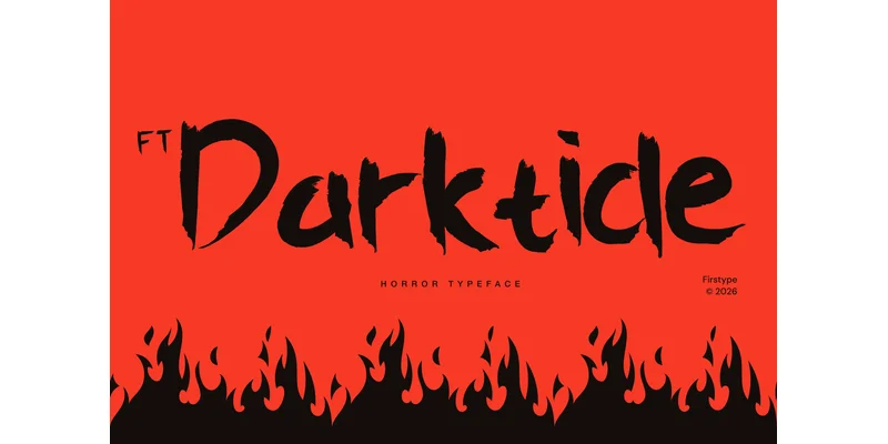 Darktide Font by firstype studio by firstype studio β Blackletter Font