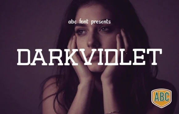 Darkviolet by ABC Font — Slab Serif Font
