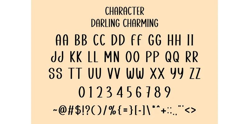 Darling Charming Font by Eystore by Eystore — Sans Serif Font — thumbnail 7