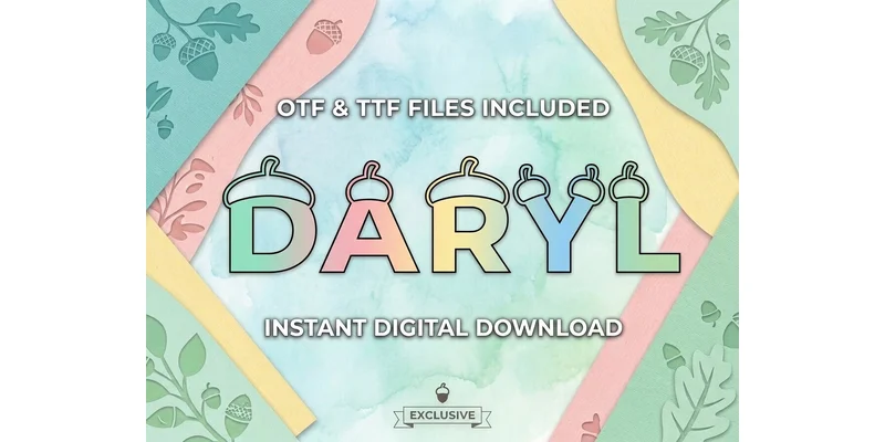 Daryl Font by Raholco by Raholco — Decorative Font