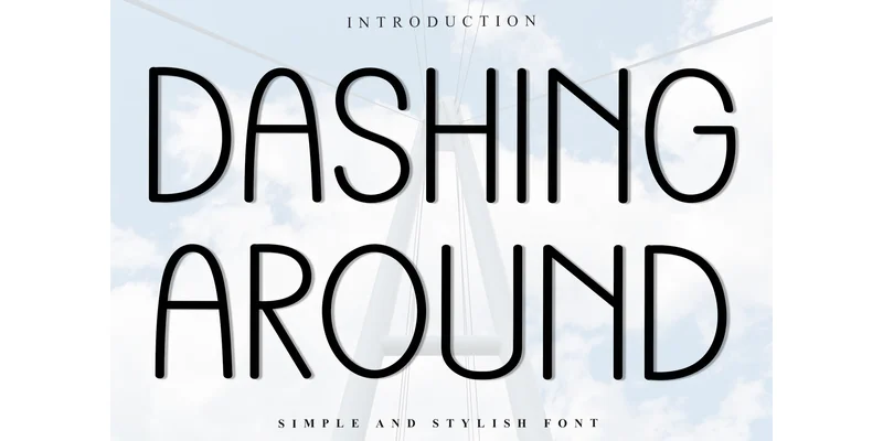 Dashing Around Font by Inermedia STUDIO — Sans Serif Font
