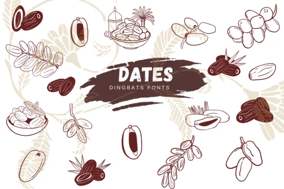 Dates by Suphitchaya — Dingbats Font