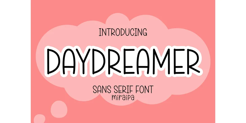 Daydreamer Font by miraipa — Sans Serif Font