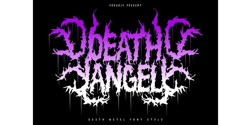 Death Angel Font by ryan creative by ryan creative — Blackletter Font