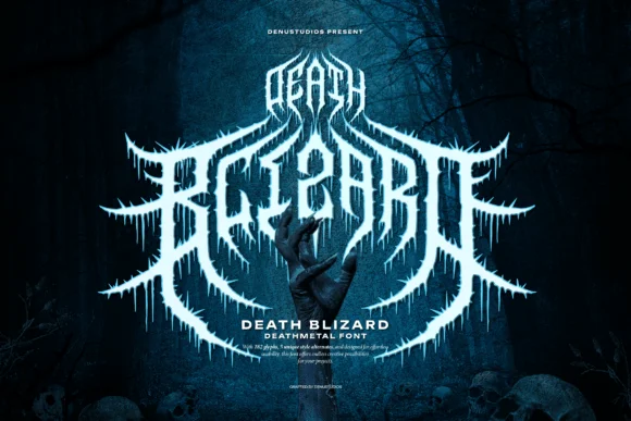 Death Blizard by Denustudios — Slab Serif Font