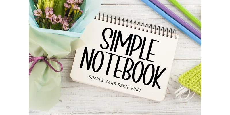 December Notebook Font by Minimalist Eyes — Sans Serif Font — thumbnail 3
