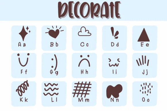 Decorate by Sirinart — Dingbats Font — thumbnail 2