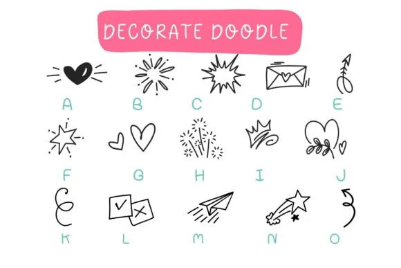 Decorate Doodle by Pui Art — Dingbats Font — thumbnail 2