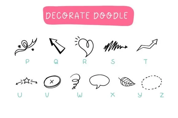 Decorate Doodle by Pui Art — Dingbats Font — thumbnail 3