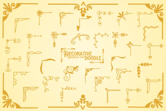 Decorative Doodle by Chonada — Dingbats Font