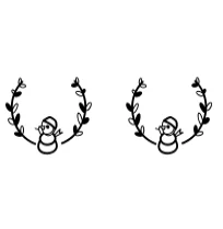 Decorative Wreath by Nongyao — Dingbats Font — thumbnail 8