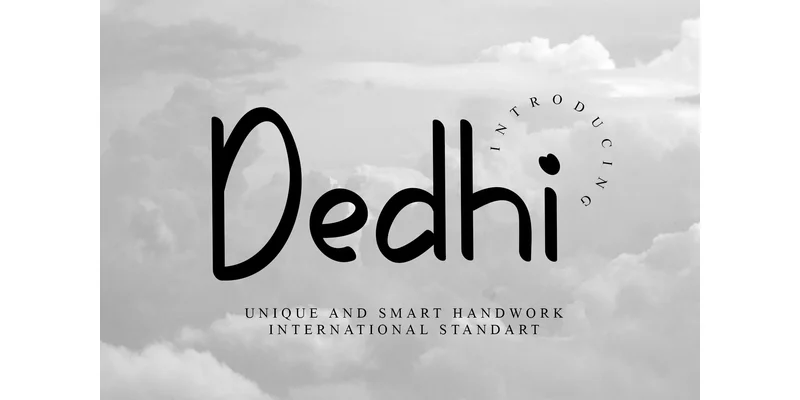 Dedhi Font by GiaLetter — Sans Serif Font