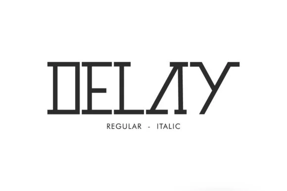 Delay by NihStudio — Slab Serif Font