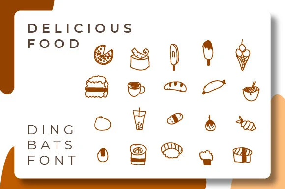 Delicious Food by Ciriative — Dingbats Font