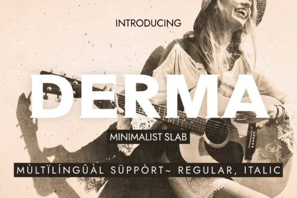 Derma by Minimalistartstudio — Slab Serif Font