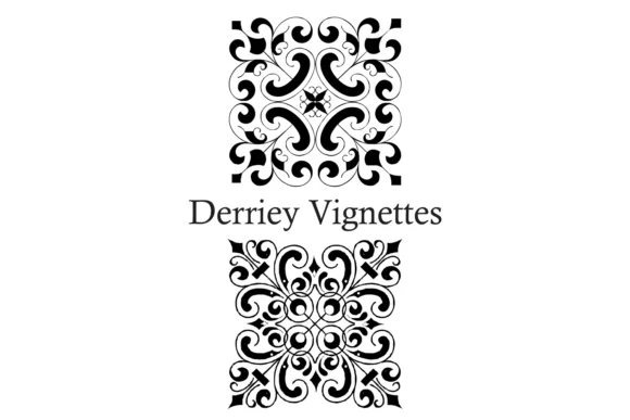 Derriey Vignettes Family by Intellecta Design — Dingbats Font