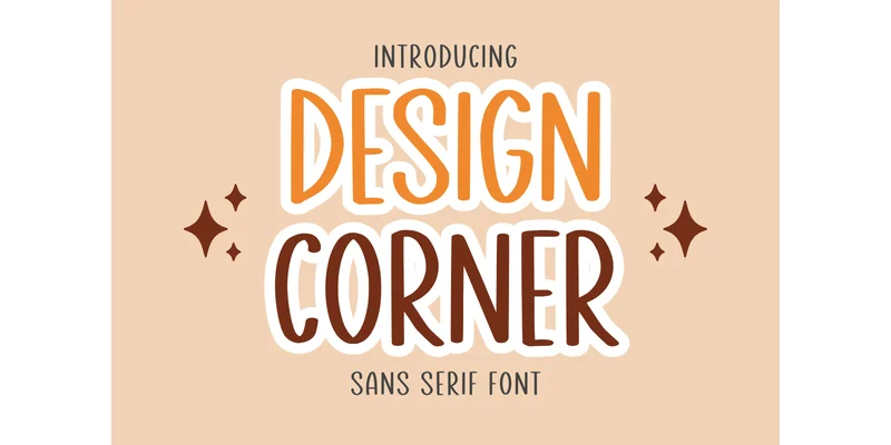 Design Corner Font by CraftedType Studio — Sans Serif Font