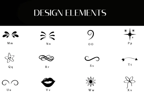 Design Elements by Heartcraft Atelier — Dingbats Font — thumbnail 3