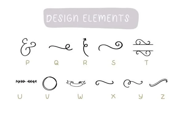 Design Elements by Pui Art — Dingbats Font — thumbnail 3