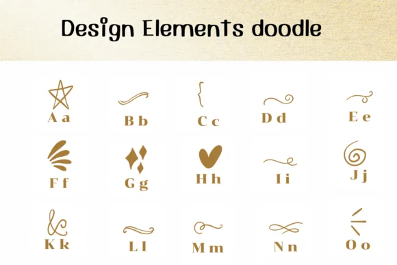 Design Elements Doodle by Ketsarin — Dingbats Font — thumbnail 2