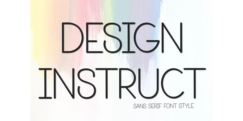 Design Instruct Font by Inermedia STUDIO — Sans Serif Font