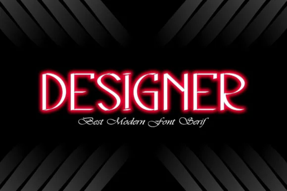 Designer by aprianaart — Slab Serif Font