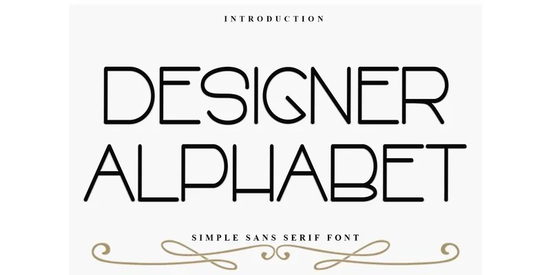 Designer Alphabet Font by FreshTypeINK — Sans Serif Font