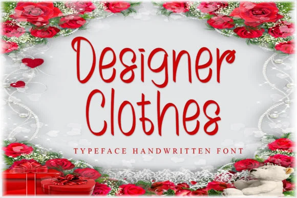 Designer Clothes by GiaLetter — Slab Serif Font