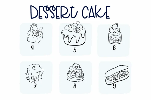 Dessert Cake by Sirinart — Dingbats Font — thumbnail 4
