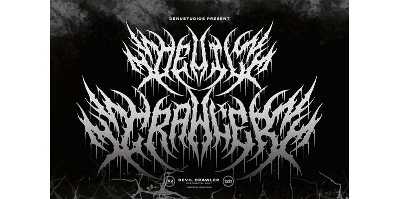 Devil Crawler Font by Denustudios by Denustudios — Blackletter Font