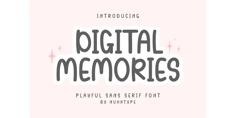 Digital Memories Font by Nuhatype — Sans Serif Font