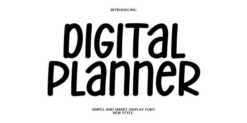 Digital Planner Font by PAYJHOshop — Sans Serif Font