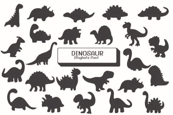 Dinosaur by Ketsarin — Dingbats Font