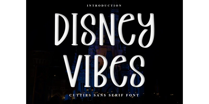 Disney Vibes Font by PiPi Creative — Sans Serif Font