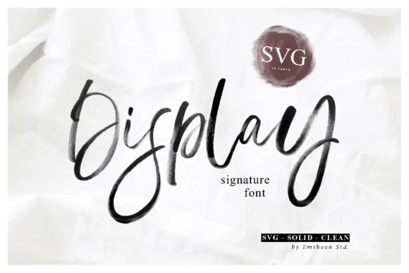 Display by Omchantichanti — Color Fonts Font