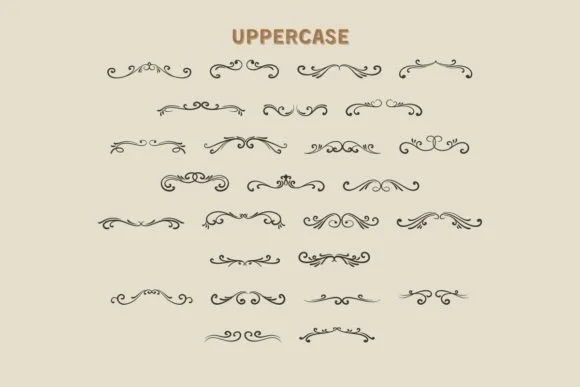 Divider Vintage by Eystore — Dingbats Font — thumbnail 2