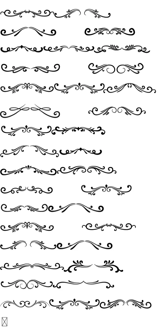 Dividers by Eystore — Dingbats Font — thumbnail 4