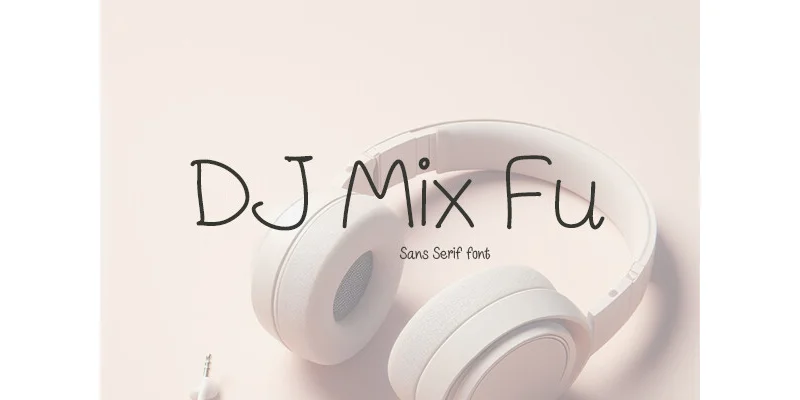 Dj Mix Fu Font by TanoiCartoonist — Sans Serif Font