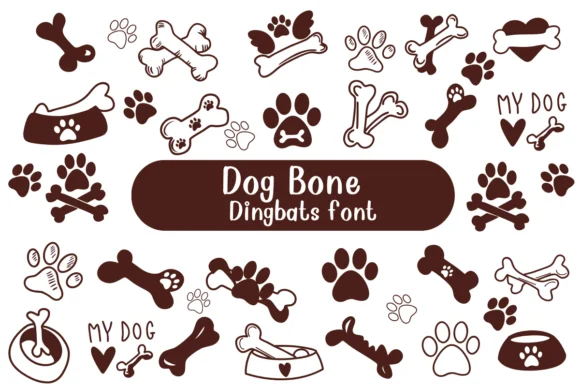 Dog Bone by Nongyao — Dingbats Font