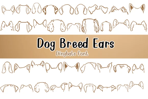 Dog Breed Ears by Nongyao — Dingbats Font