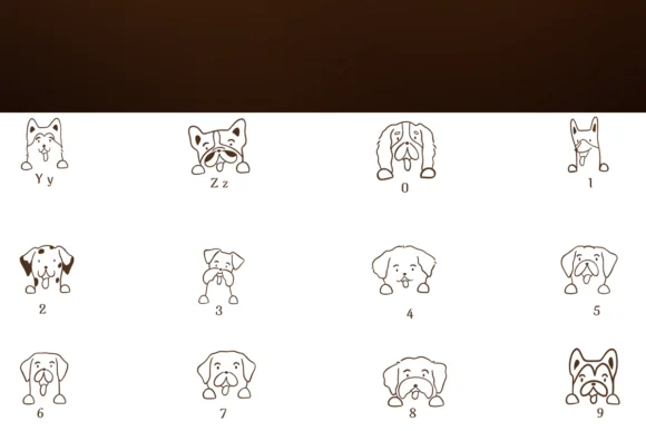 Dog Breed Faces by Heartcraft Atelier — Dingbats Font — thumbnail 4