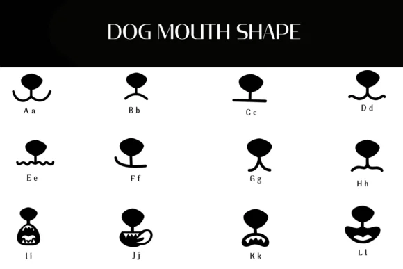 Dog Mouth Shape by Heartcraft Atelier — Dingbats Font — thumbnail 2