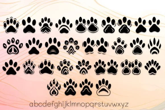 Dog Paws by MOMAT THIRTYONE — Dingbats Font — thumbnail 3