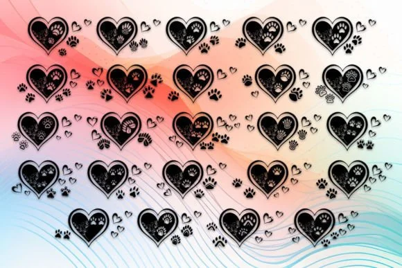 Dog Paws Love by MOMAT THIRTYONE — Dingbats Font — thumbnail 2