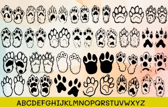 Dog Paws Wow Wow by MOMAT THIRTYONE — Dingbats Font — thumbnail 2